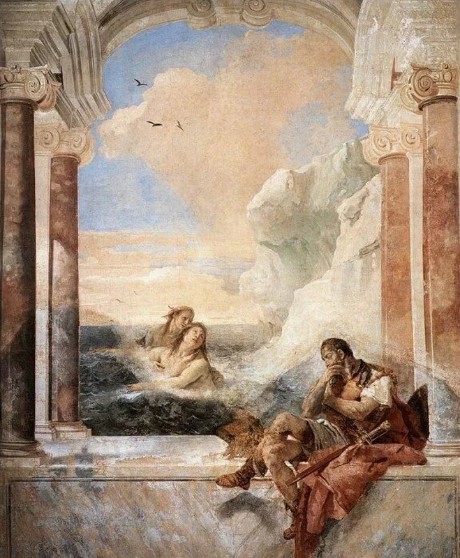 Teti consola Achille